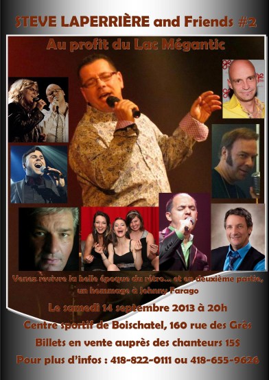 au profit du Lac Mégantic